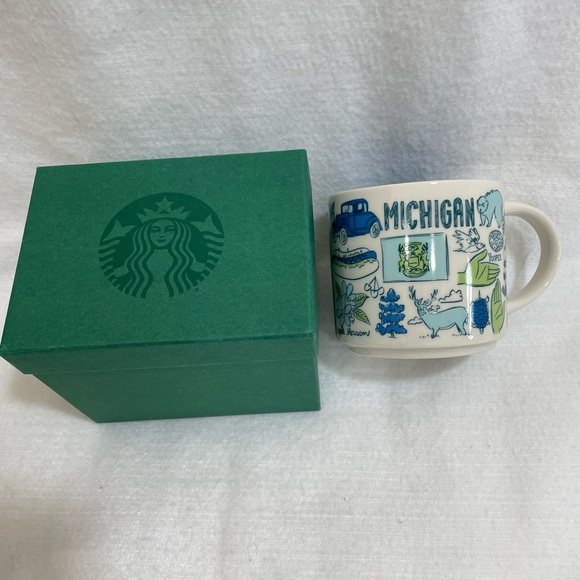Starbucks Other - NIB Starbucks Michigan Mug Been There Series 14 oz 2019 Ceramic Coffee Cup New